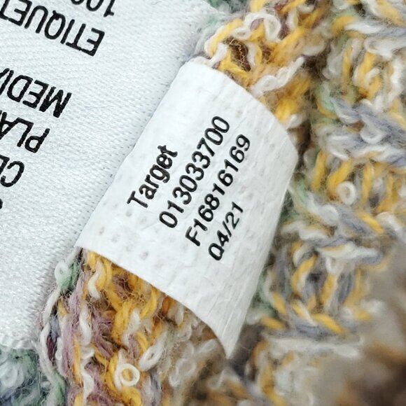 Universal Thread Matching Knit Set XL Top/L Shorts Orange/Blue - Picture 16 of 16